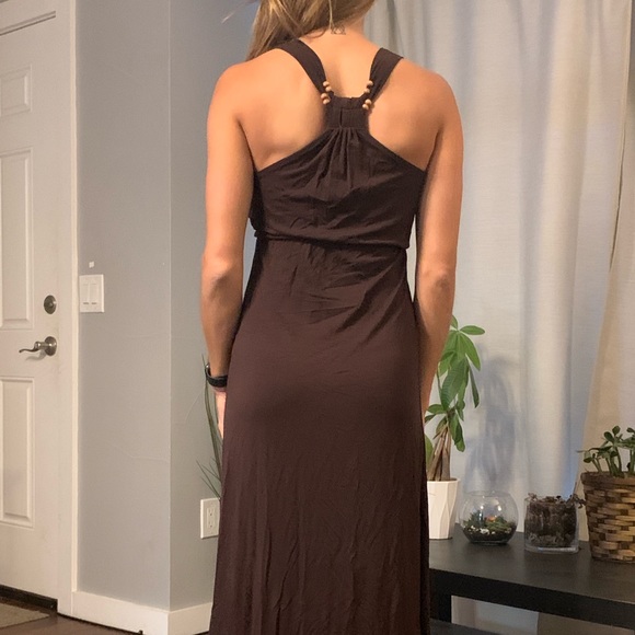 Brown Maxi Dress - Picture 2 of 4